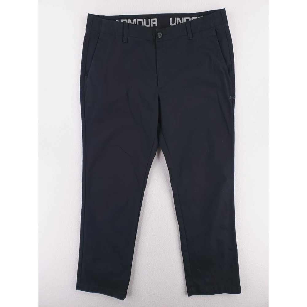 Under Armour Pants Mens 38x30 Black Showdown Everyday Chino Classic Straight‎